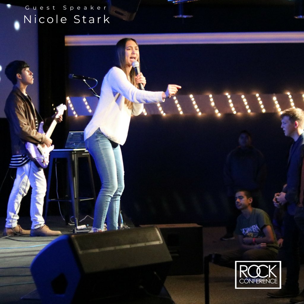 therockanaheim's tweet photo. Pinch us, we’re dreaming! Our next guest speaker is fiery and fierce! We’re excited to announce our own Jesus Club Director, Nicole Stark! Be ready for a POWERFUL word. Come ready to receive!  #rockconference #Jesusclubs #giantslayer #davidgeneration #buildingsolidlives https://t.co/Ja6kWoqEZ1