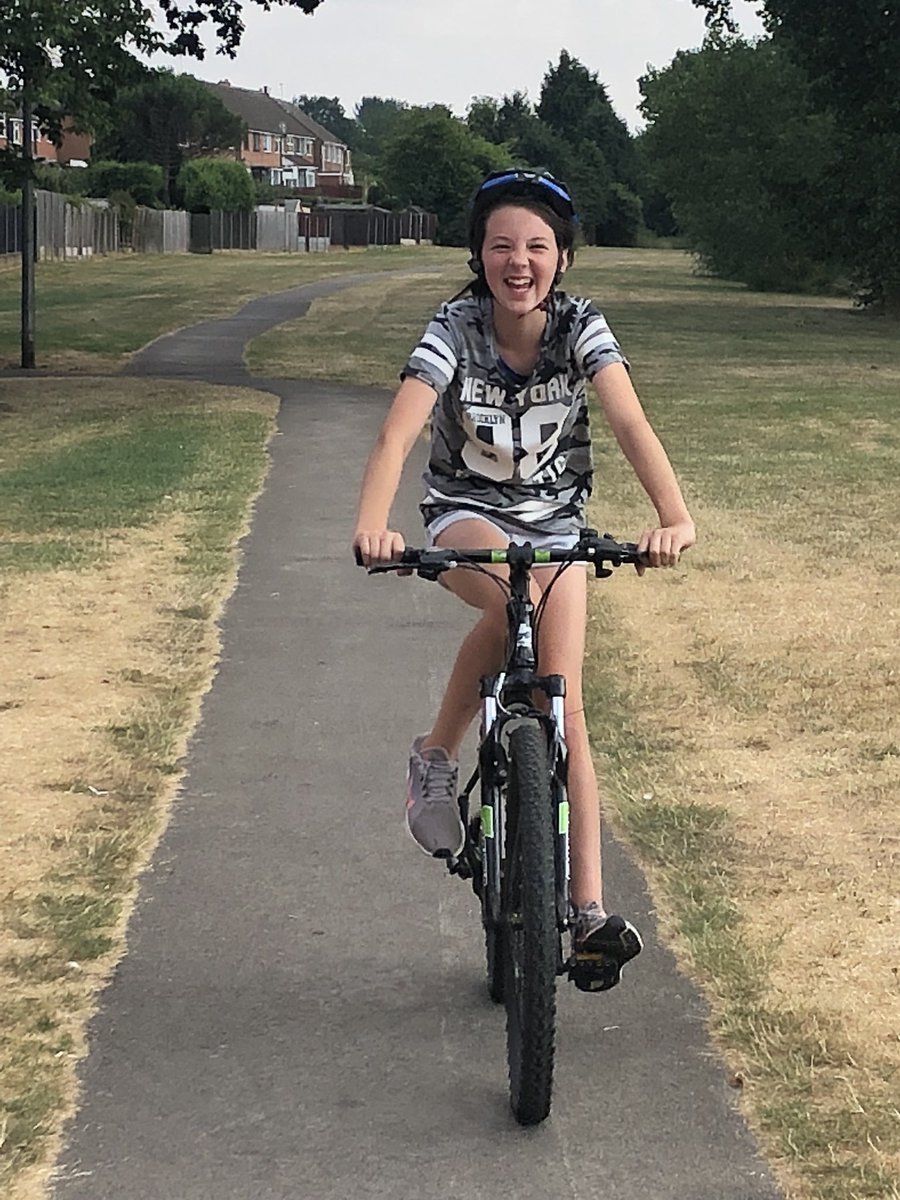 walker_gini's tweet photo. I think someone is feeling very pleased with herself. ๐
Because her bike was too big to put in my car ๐ She got to ride home from school on her bike for the 1st time ๐ฒ
I think her face says it all! ๐My baby is growing up ๐#independence #asdsibling
#smallsteps #youngcarer https://t.co/L9dSXSWhxJ
