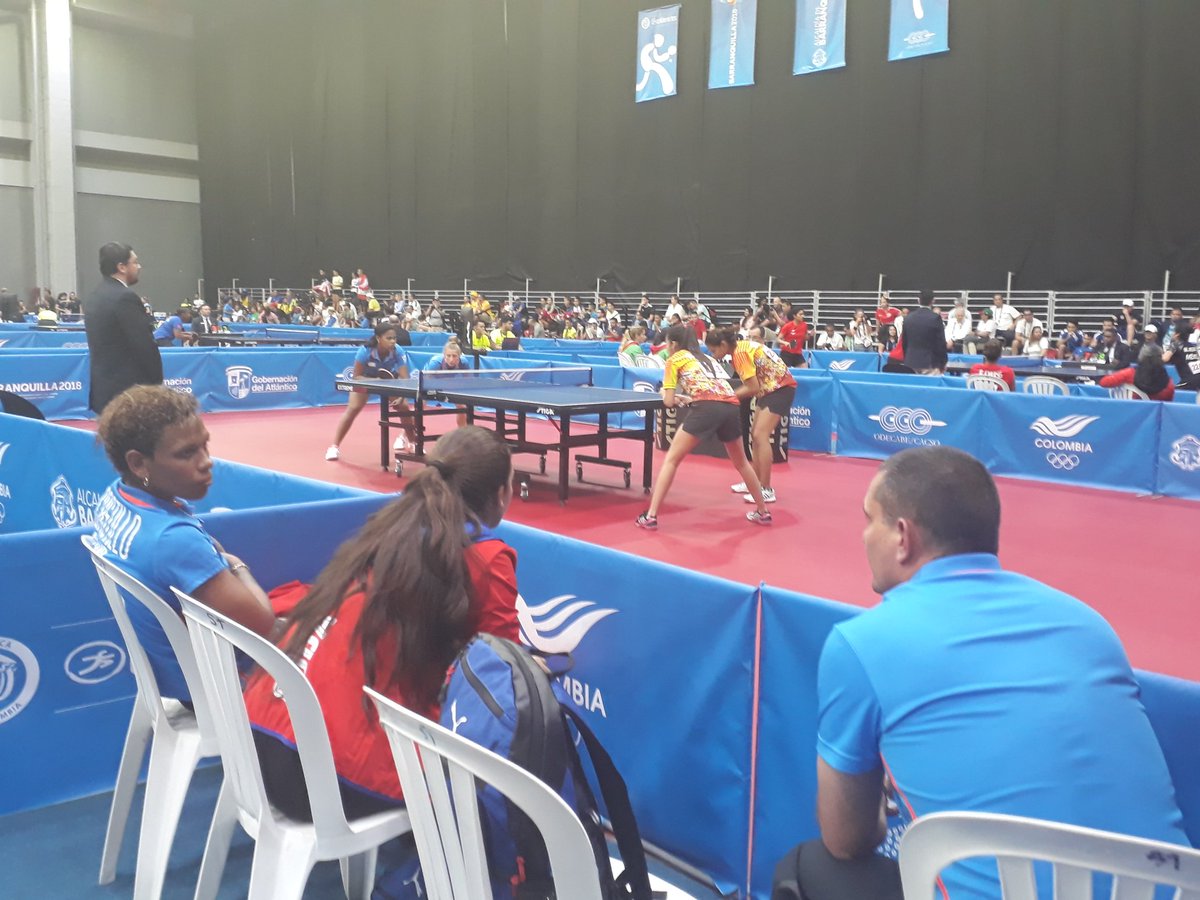 Table tennis in Barranquilla Games.