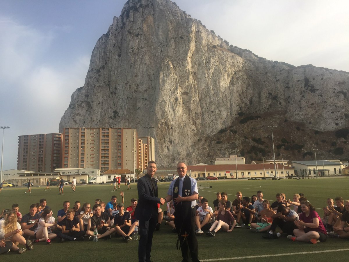laser_chair's tweet photo. Induction of squadron chaplain for No 2 overseas squadron RAF Gibraltar by the wing chaplain of Norfolk &amp; Suffolk wing supported by the cadets from the summer camp @ocnswing @RegComdtLASER @ComdtAC https://t.co/3bvVnCkqVS