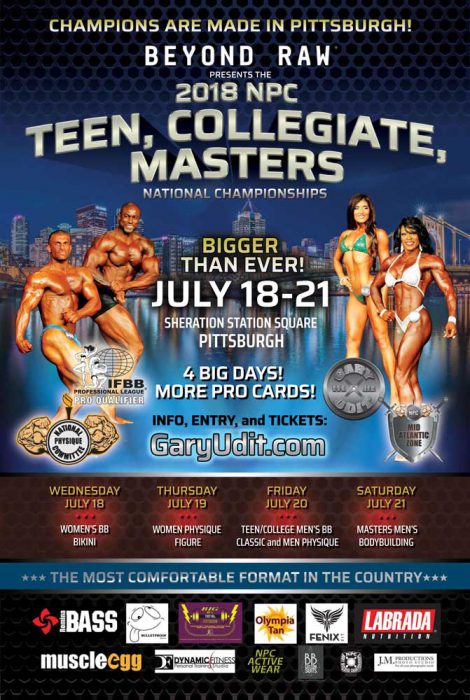 NpcMississippi's tweet photo. Good luck to athletes in @Garyudit 's 2018 #MastersNationals!
Especially @NpcMississippi: Clark Henegan, Gino Giammarco & Chris Simmons.
Also from #NpcTN: @Daavon & @TJ_Titans43 + Newest #IfbbPRO Leslie Heidemann! Congrats sweet lady! Proof age is just a number!
@MasterNats https://t.co/6CfxygECr4