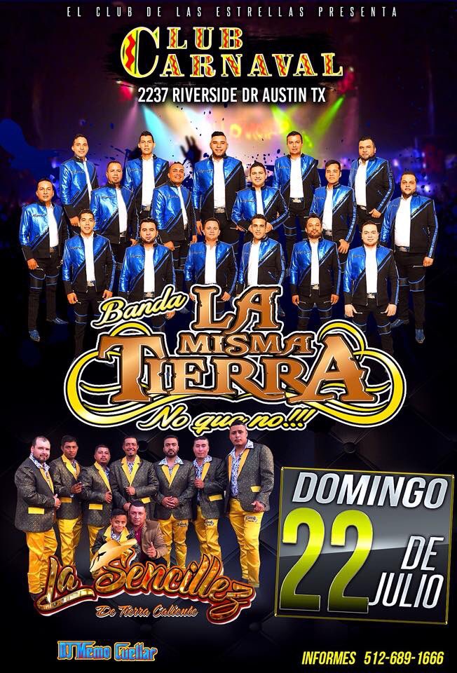blamismatierra's tweet photo. Aquí les dejamos las presentaciones de este fin de semana 
20 Houston TX
21 San Antonio TX
22 Austin TX https://t.co/0UggqOUNbj