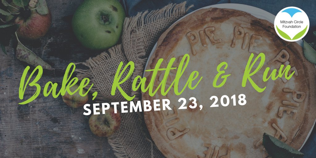 MitzvahCircle's tweet photo. Are you ready to Bake? Register for our pie contest today! Not a baker? There's fun for all at our fall festival Bake, Rattle, and Run. Check out all the details: https://t.co/n7s1iyXgT2 #5K #BakeRattleRun #fundraising #piecontest https://t.co/EB2wPMykqt