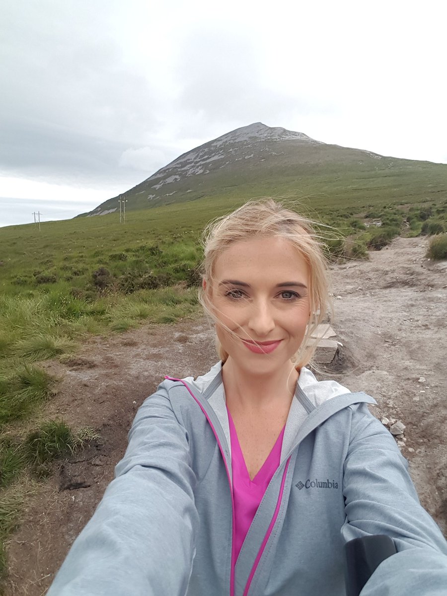 Took a quick selfie earlier when visiting Errigal for the last time before the weekend. Next time I am standing here I will no doubt be snot covered, mascara streaked and basically a hot mess! 
4 Peak Challenge- let's be having you!!