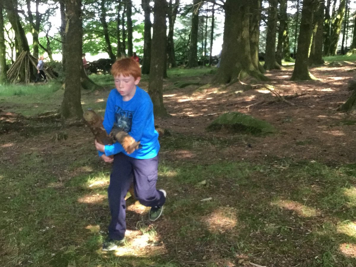 Bushcraft at Dartmoor today...