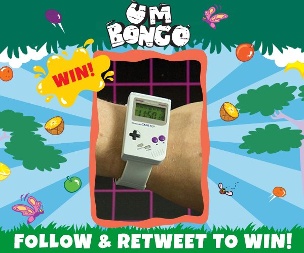 UmBongoUK's tweet image. Follow &amp;amp; Retweet to win a Nintendo Game Boy Digital Watch!!!

A watch that’s also a Game Boy? Yes please! #FreebieFriday