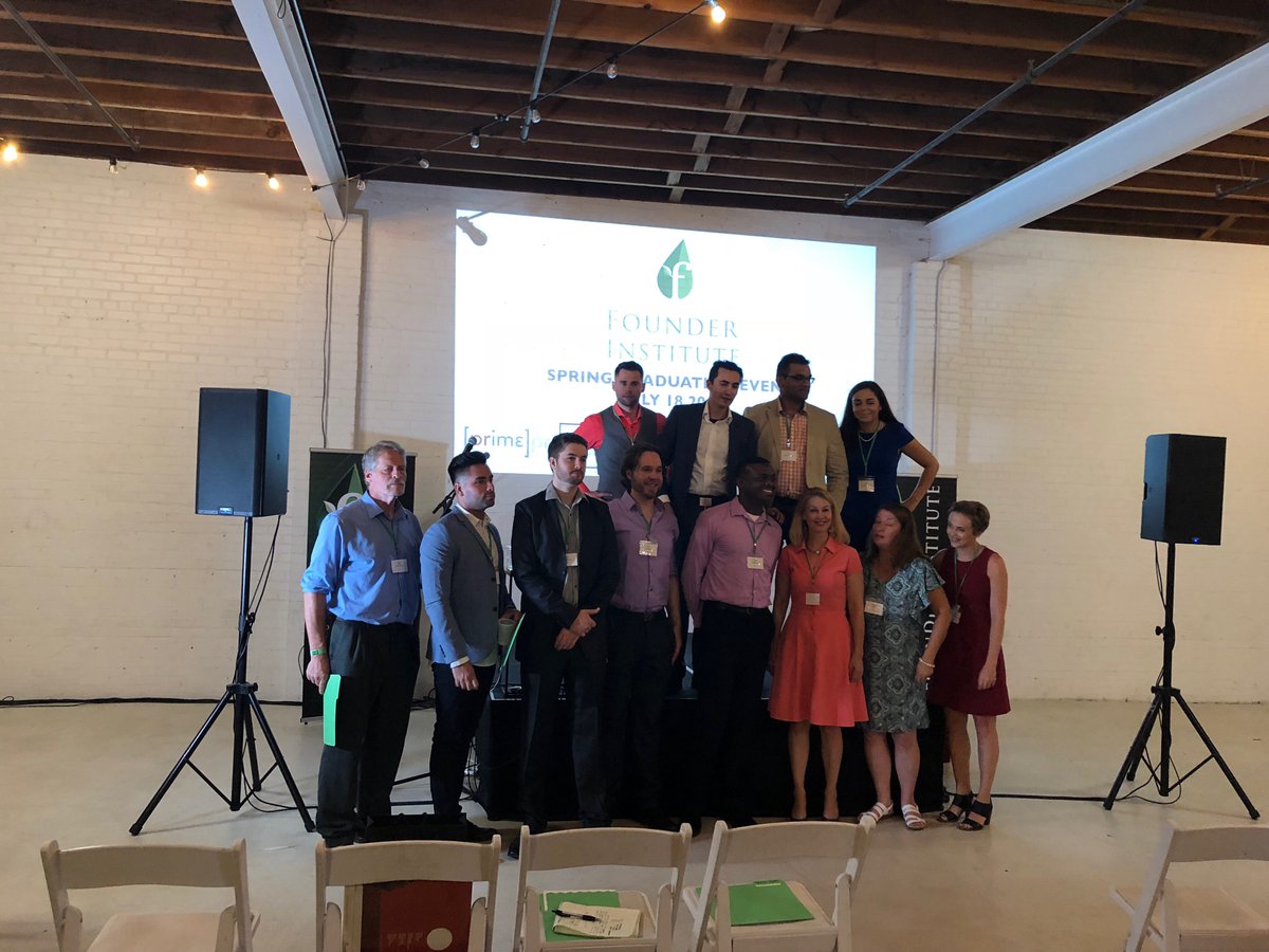 ThikenDot's tweet photo. Congratulations to all Founder Institute Austin Spring graduates @elli_app, @SopoSports, Cat5Secure, Operade Software, excellegreen, Quiltful, @founding https://t.co/X8UlMccUGl
