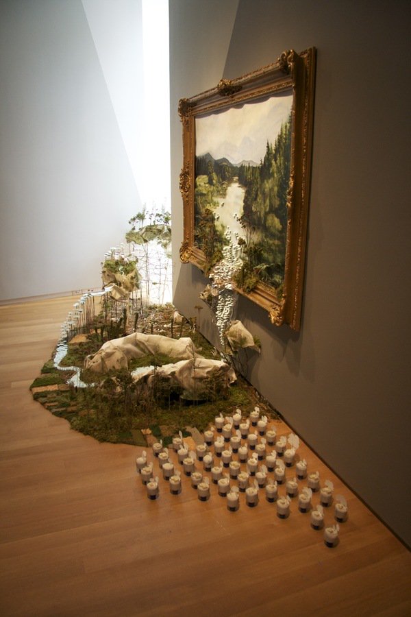 ArtDirectoryIn's tweet photo. A new large-scale installation from artist @GregoryEuclide using a wide variety of materials including acrylic, acrylic caulk, cast paper from Central Park boulders, euro cast, fern, and foam. #art #artistry #artesanato  #artdirectoryindia  
#onlineart #fineart #drawing #artinfo https://t.co/3X4okri5ii