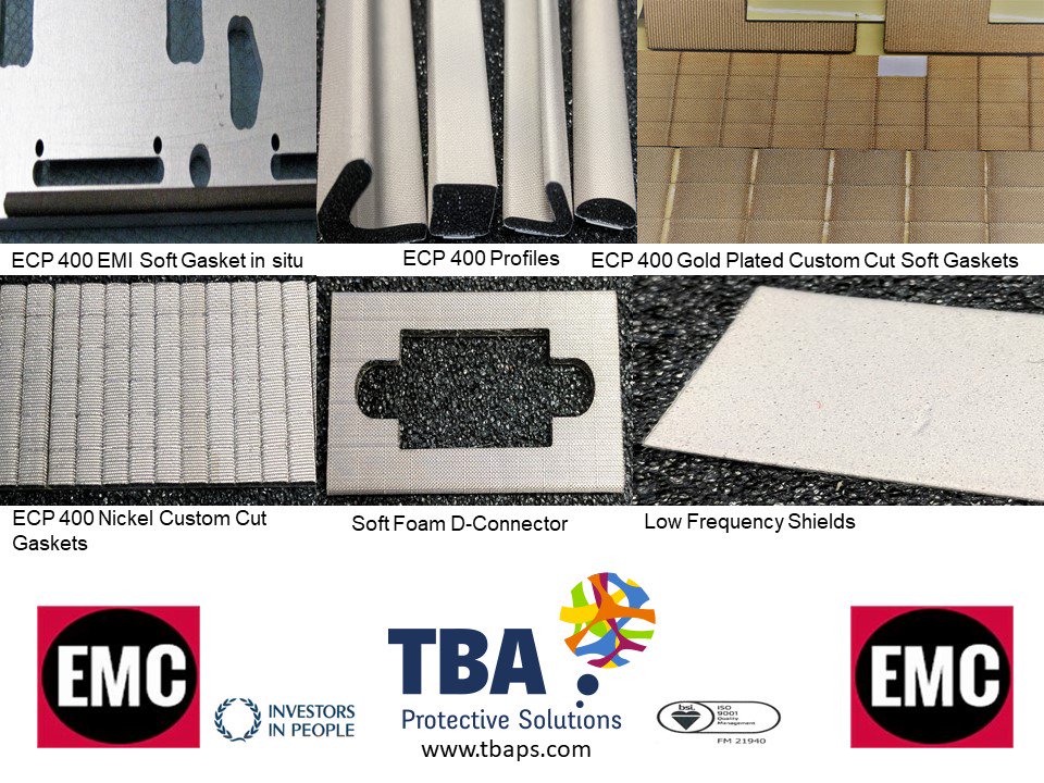 TBA_ps's tweet image. #TBAProtectiveSolutions #EMIShielding #softfoamgaskets are part of the #CompleteProtectionSolution from #TBAPS which includes #BerylliumCopperGaskets , #Loadedrubbergaskets #ConductiveTapes #EMIFilters #ThermalInterfacePads #EMIShieldingPaints + #EMIShielding #thermoplastics