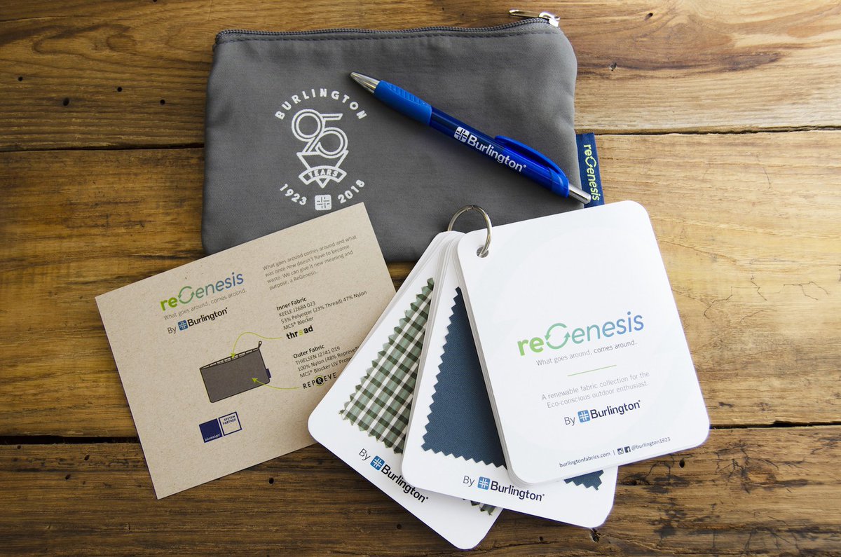 Burlington1923's tweet photo. Our sustainable giveaways are packed and ready for #OutdoorRetailer!
#TradeShowThursday #Regenesis #ClosingTheLoop #Sustainability #Recycle #Textiles #Fabric #Performance #PerformanceFabrics #Outdoor #WeAreOutdoor https://t.co/2IgCWewK4U