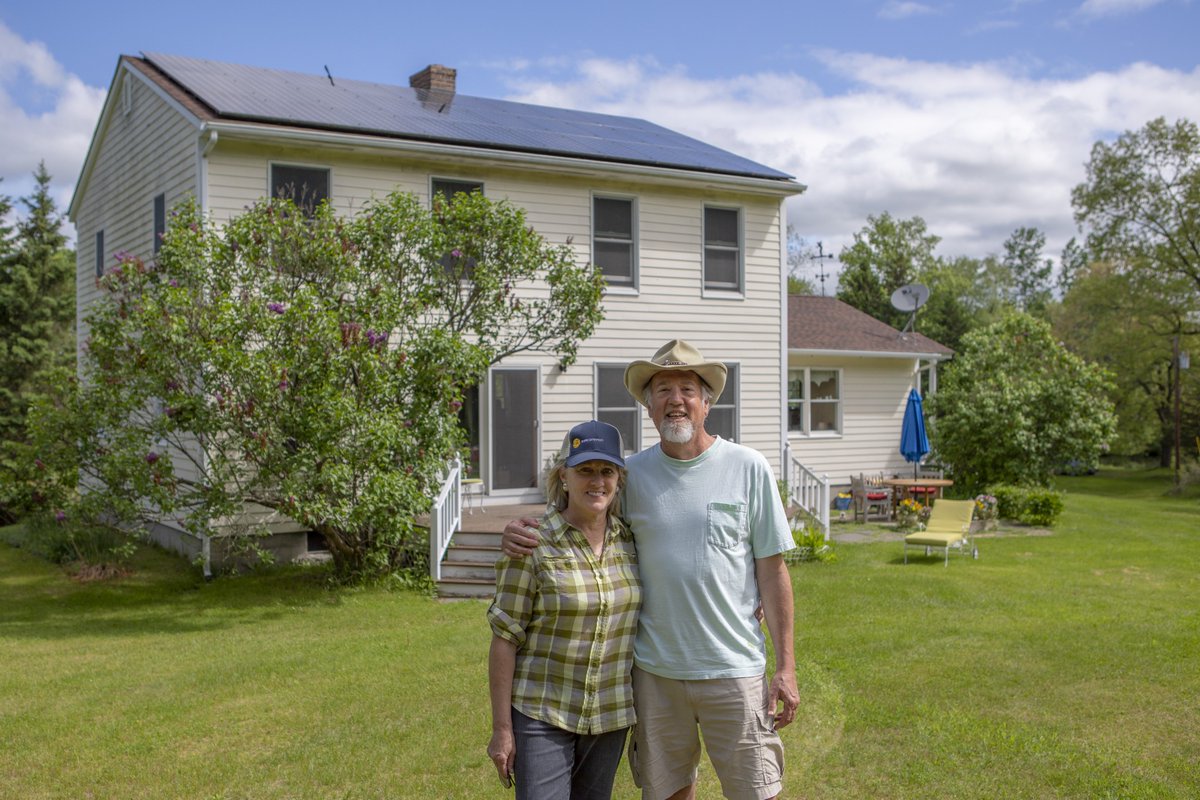 Meet the Shaefer-Byrnes in Hyde Park, NY. "Hats off" to this family for going solar in 2016 and embracing the transition to joining the <a href="/suncommon/">SunCommon</a> family. You can be part of a brighter energy future by following us here: x.com/suncommon

#solar #energy #renewable #future