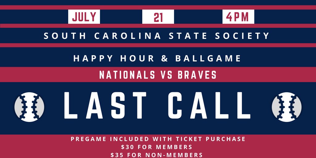 🚨LAST CALL🚨 Purchase your baseball tickets → scstatesociety.com/events