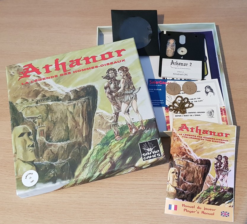 blackmores_'s tweet photo. Por fin en mis manos la espectacular edición física de #Athanor2 para #AmstradCPC, una estupenda aventura conversacional creada por @3615Athanor https://t.co/WwhEjRAbEC
