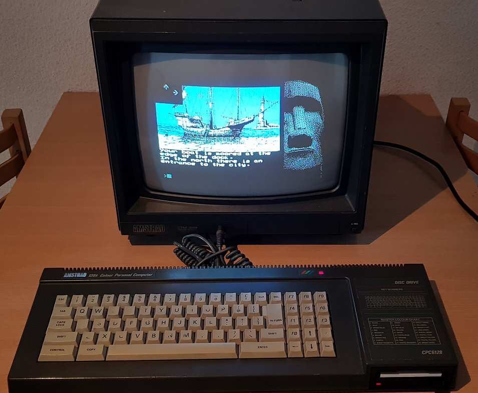 blackmores_'s tweet photo. Por fin en mis manos la espectacular edición física de #Athanor2 para #AmstradCPC, una estupenda aventura conversacional creada por @3615Athanor https://t.co/WwhEjRAbEC