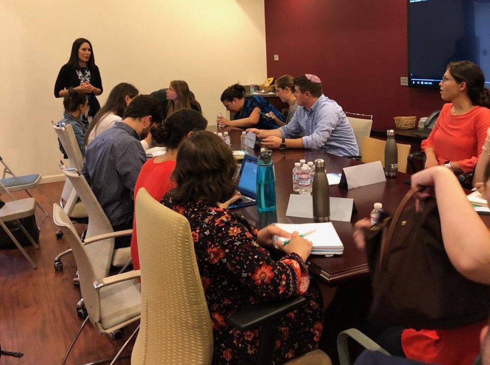 Chai_Lifeline's tweet photo. 💝 Thank you @ZelikowSchool for visiting our @Chai_Lifeline West Coast office to learn about the work we do from Regional Director Randi Grossman. https://t.co/dKzPLNgld9