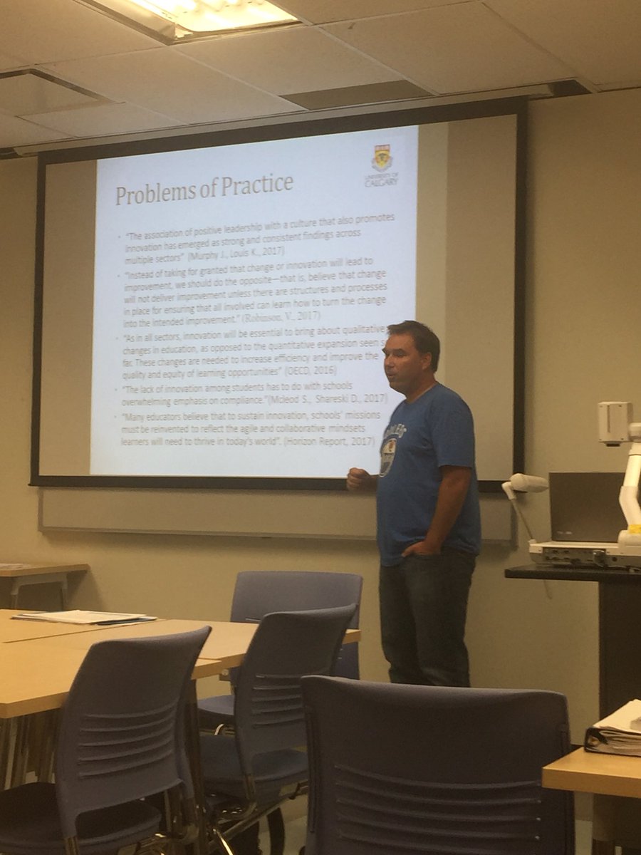 JTurner_RPsych's tweet photo. Final paper presentations in Education Leadership seminar @UCalgaryEduc #fascinatingwork #inspiredlearning #passionprojects #collaborativelearning https://t.co/QSojudlBhw