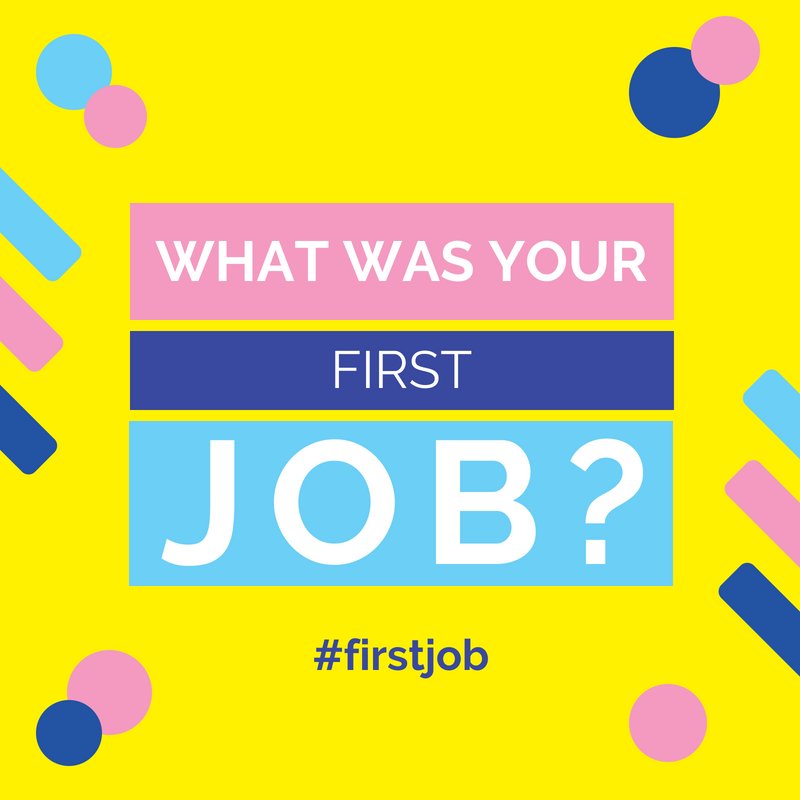 DaniSweetJones's tweet photo. What was your #firstjob? https://t.co/EDvVvp0xlt
