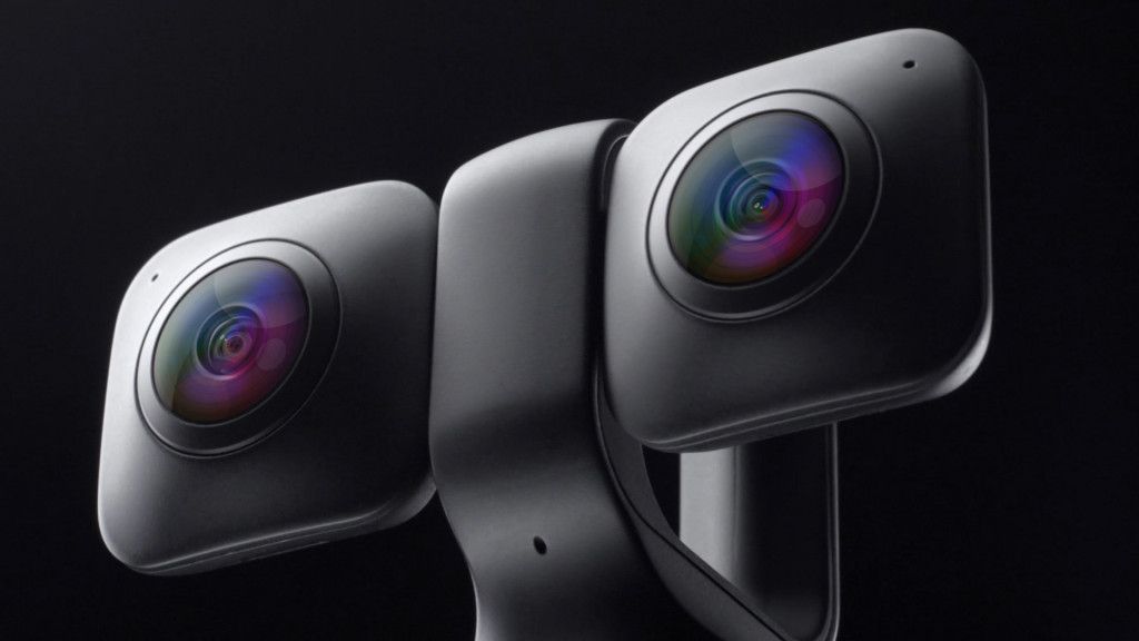 AmFriendsHU's tweet photo. .@HumanEyesTech debuts the $400 Vuze XR, a dual #camera that captures 360° and VR180 imagery https://t.co/57UyAo3PGg #VirtualReality https://t.co/1cyZQMAAfx