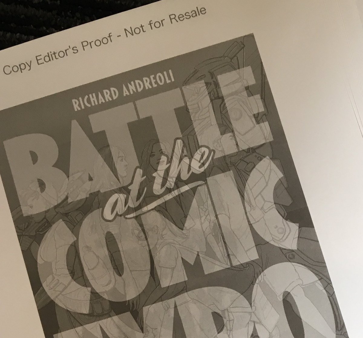 RealRonLionel's tweet image. Who THE HELL is leaving galley editions of #THISBOOK lying around @Comic_Con??? Is this some A-HOLE trying to "get even" with me or some crap that #hack #writer @Rick_Andreoli did for free press? DON'T BUY #BATTLEATTHECOMICEXPO at #comiccon2018 #ItSucksDonkeyDick