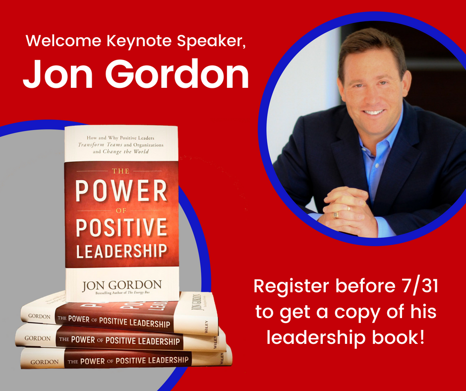 StuderInstitute's tweet photo. Who else is a fan of @wsj best-selling author and dynamic keynote speaker, @JonGordon11?  We are excited that he will be speaking at #EntreCon this year!

Register before July 31 to receive a copy of his book, The Power of Positive Leadership--> https://t.co/uXXZTasMDT https://t.co/sUiyYV998h