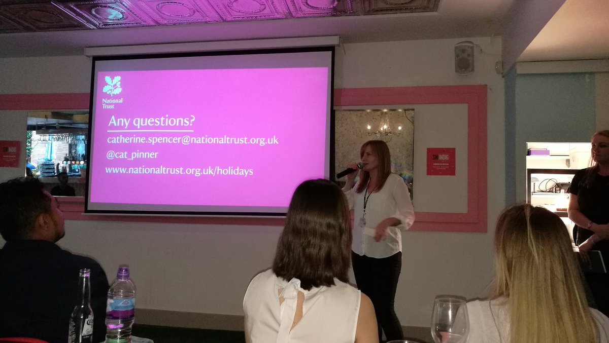 ChilyBoom's tweet photo. Go #swindig!! #womenindigital great talk by @cat_pinner regarding how digital helps @nationaltrust holidays! Pretty proud to be part of that @Passion_Digital https://t.co/6HNV6MCScy