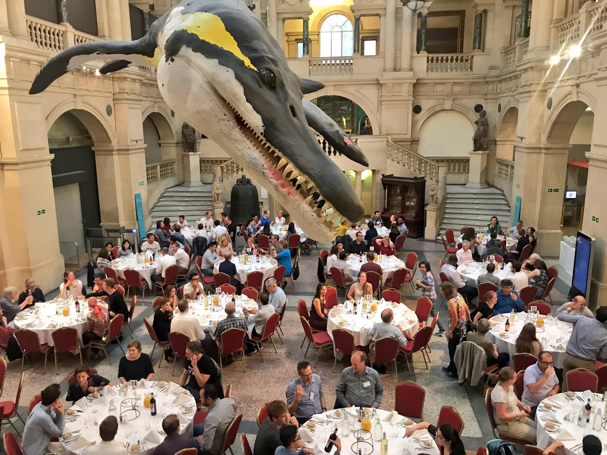 BristolUniMaths's tweet photo. @IWSM18_Bristol dinner tonight at @bristolmuseum before our final day of the conference tomorrow! https://t.co/n2AGdQLAk3