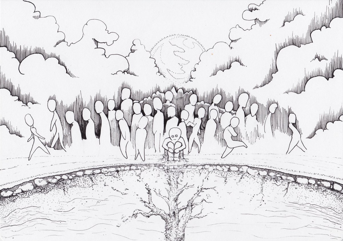 Elskovsmaskinen's tweet photo. #LuvMachine #Doodles #Pens #Illustration #TheJoyOfArt More... more. https://t.co/bujynwfPa5