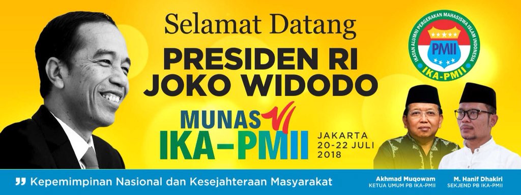 #MunasIKAPMII2018 #tanganterkepaldanmajukemuka Selamat &amp; Sukses Musyawarah Nasional Ikatan Alumni PMII. <a href="/pbpmii_official/">PB PMII</a> <a href="/IKAPMIIJATIM/">IKA-PMII Jawa Timur</a> @PCNU_Gresik <a href="/ika_uinsa/">IKA UINSA</a> <a href="/AnsorGresik/">ANSOR GRESIK</a> <a href="/dahlan_17/">𝕸𝖚𝖍𝖆𝖒𝖒𝖆𝖉 𝕯𝖆𝖍𝖑𝖆𝖓</a> <a href="/zaind_ah/">zaind</a> <a href="/KabGresik/">Gresik</a>