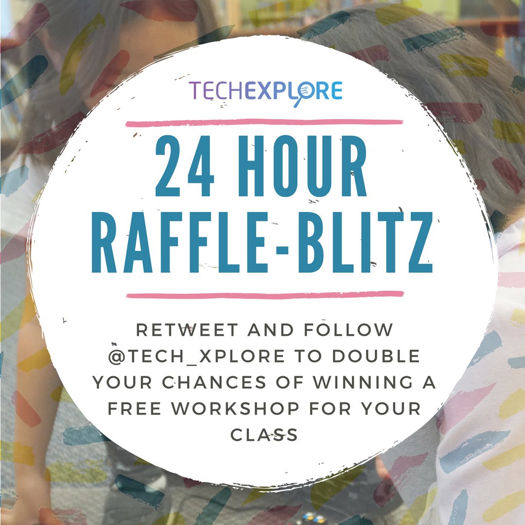 tech_xplore's tweet photo. So many teachers signed up for a ballot in our free-workshop-raffle, but we want to help YOU WIN. RETWEET THIS NOW &amp; FOLLOW @tech_xplore to get your school TWO BALLOTS and DOUBLE YOUR CHANCES OF WINNING! 

HURRY, THE RAFFLE CLOSES IN 24 HOURS! https://t.co/vmnVG1LOAX