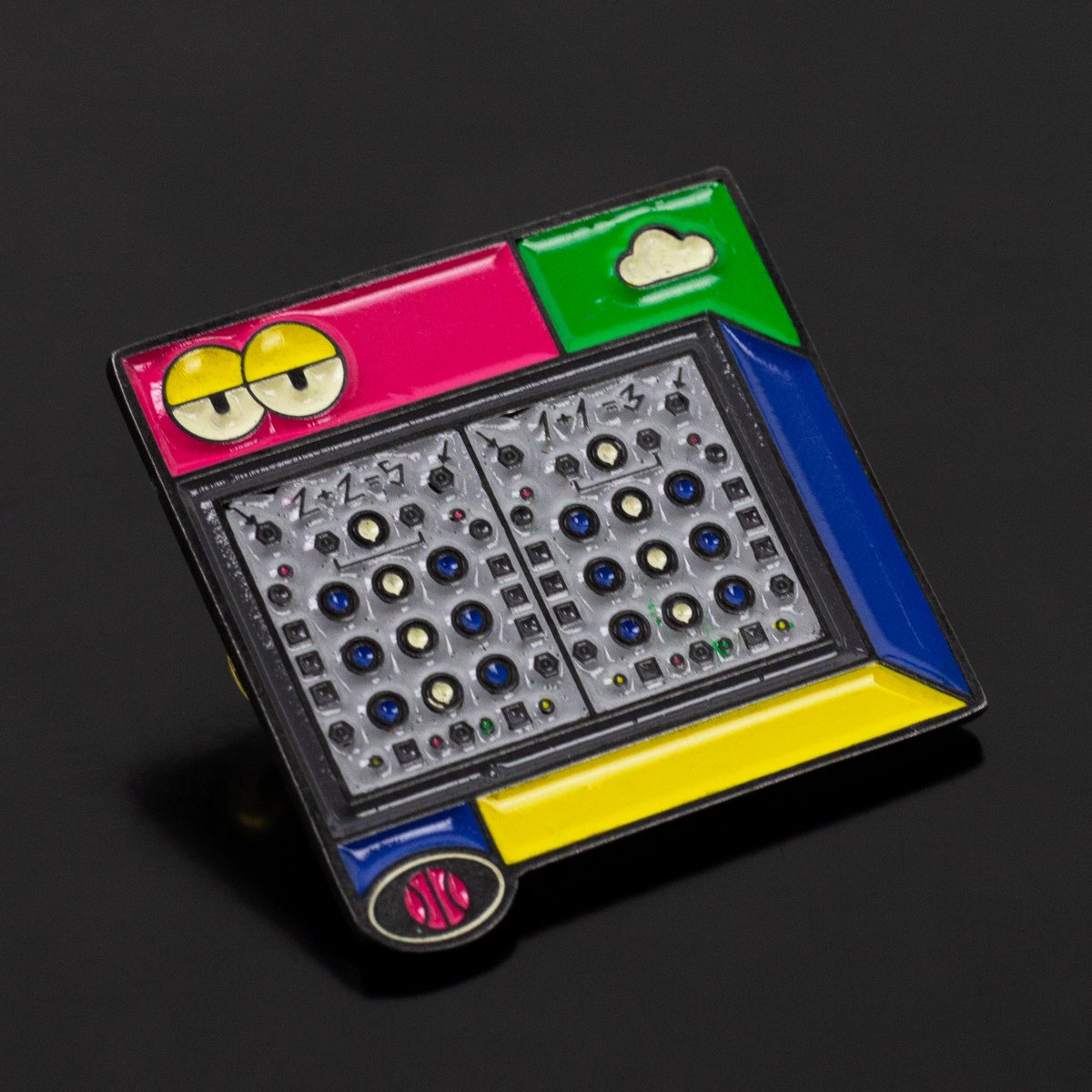makenoisemusic's tweet photo. Our MATHS enamel pin is now available!  Designed by our friend Leo Mendez, more info can be found at: https://t.co/9SWYUqwraF
#mathspatch #modularsynth #enamelpin https://t.co/nb2Jo9yrnc
