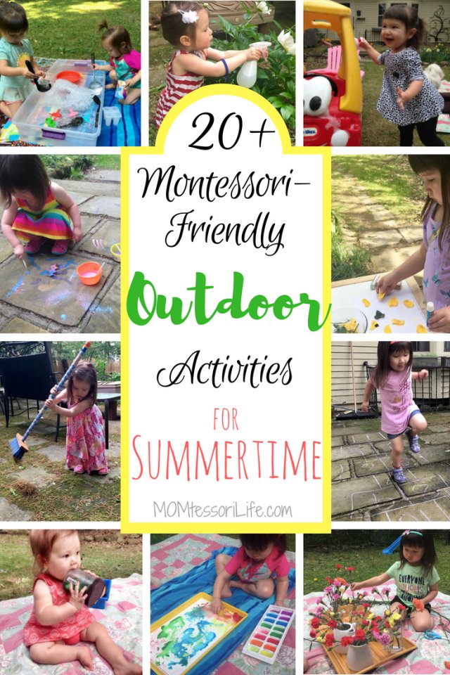20+ Montessori-Friendly Outdoor Activities for Summertime momtessorilife.com/2018/06/20/20-… #montessori