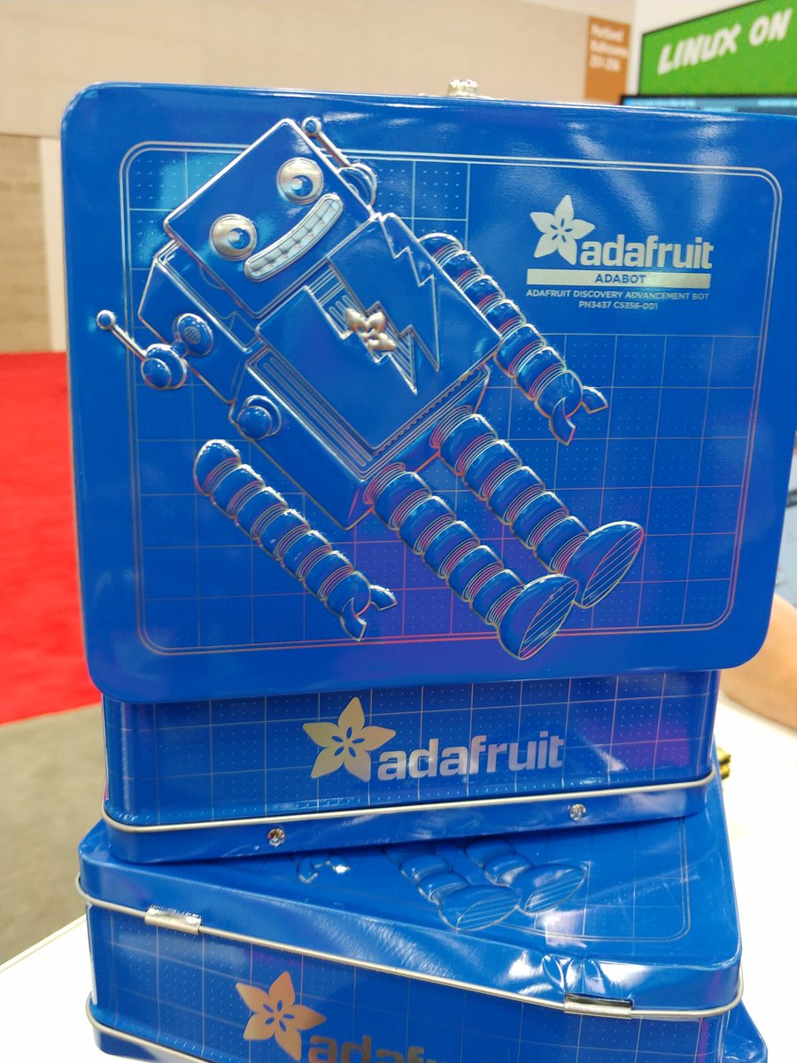 erik_howard's tweet image. Love the @Microsoft swag from @adafruit. #oscon