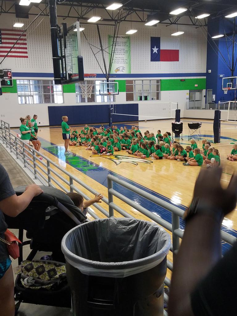 EatonHighSchool's tweet photo. Retweeted Kasey Gohlke (@GohlkeKasey):

Thanks @EatonEagleVB for a great camp! Our little had a blast! @CoachGohlke 
#raisingeagles #EEVB #expectthebest https://t.co/71xlZHvPko