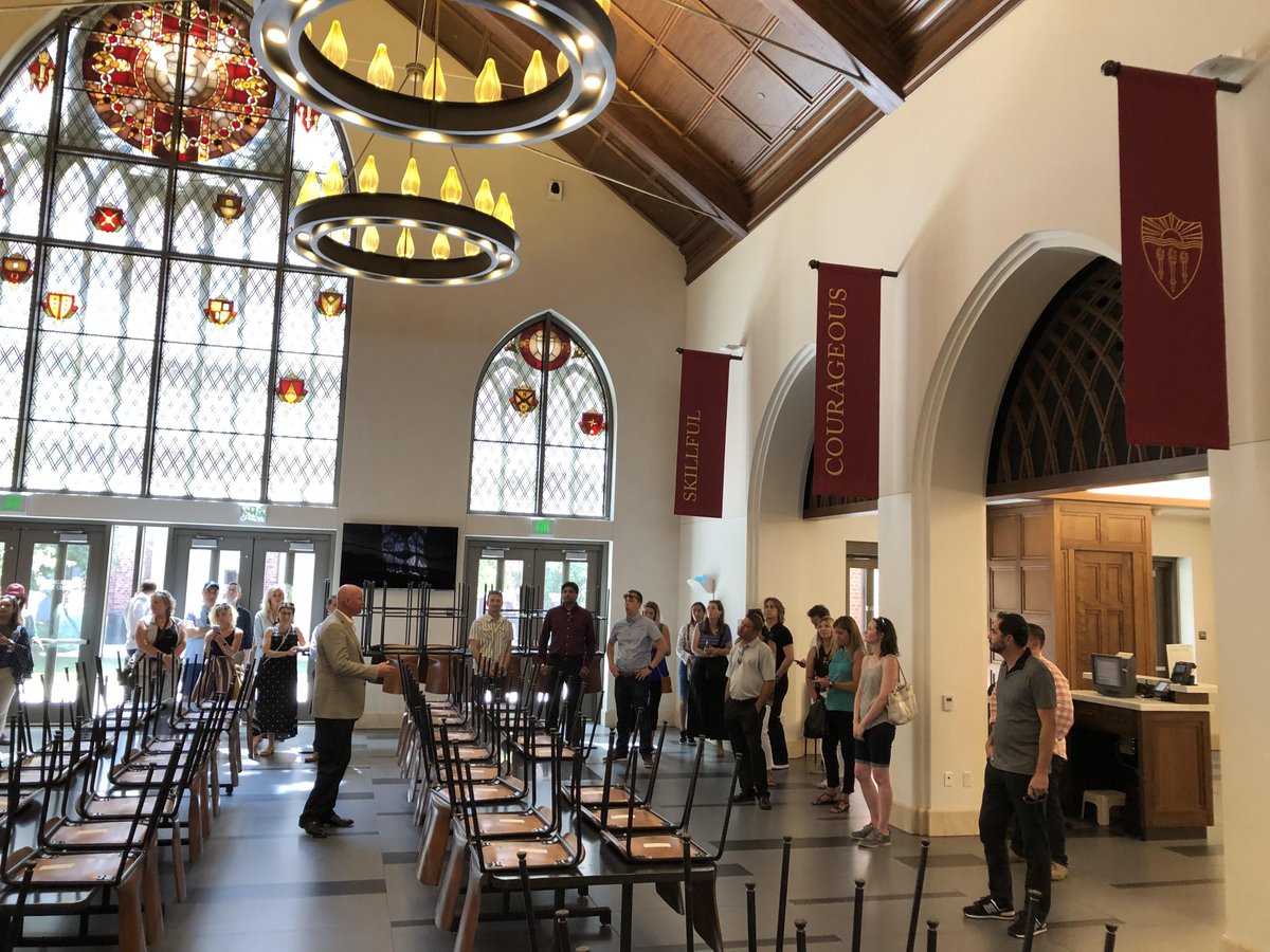 SEGD's tweet image. #segdwayfinding attendees on a tour of USC! The FOMO is real. This could've been you...and still can be if you're in LA! Join us for some knock-out sessions on #wayfinding and #placemaking. Register now or show up tomorrow and we'll take care of you: bit.ly/2FEaDSk