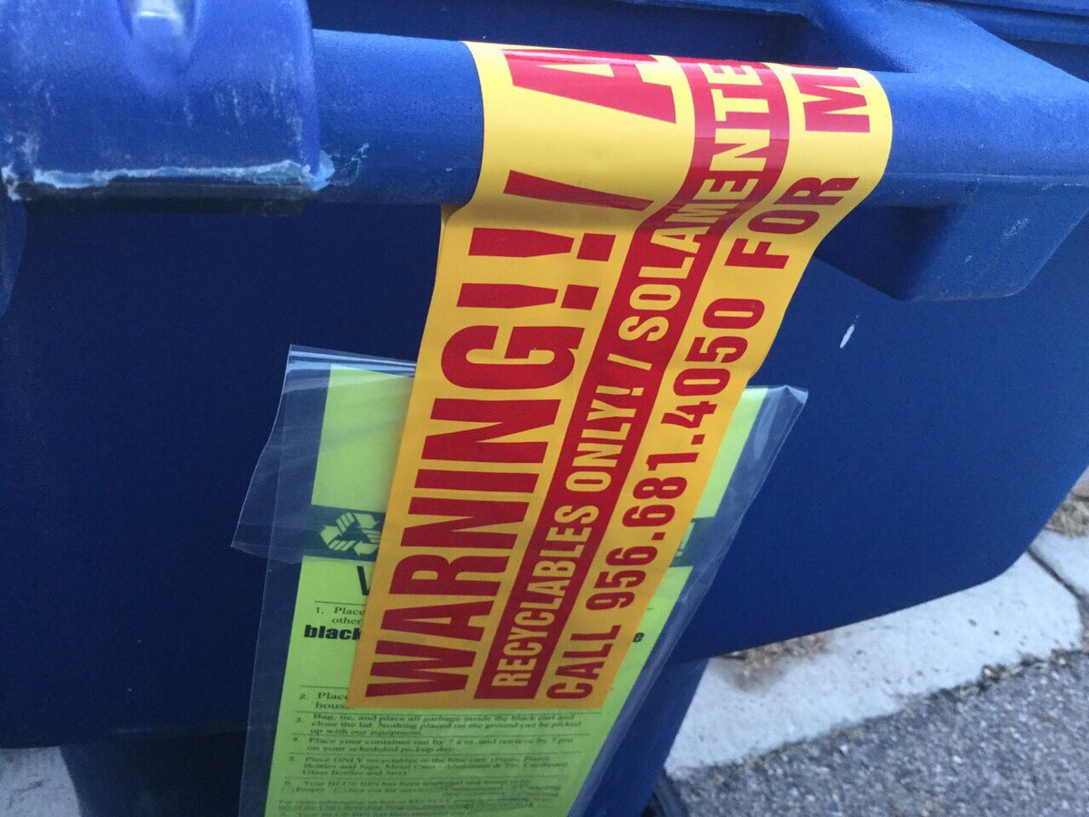 Someone’s in troooouubleeee! Lol. Not really. #recycleright #mcallenrecycles #FSM #Fieldservicemonitors #McAllenRecyclingCenter #recyclingishard