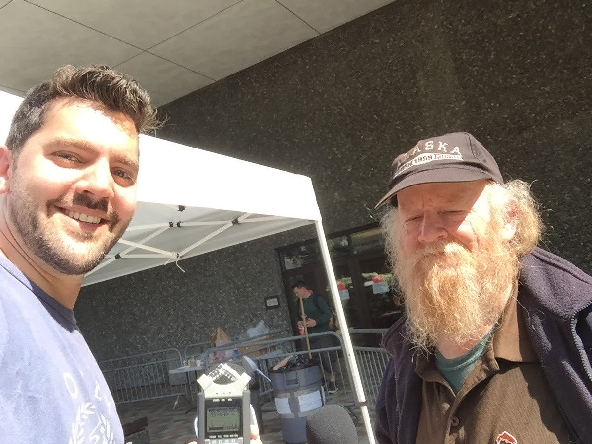ProfShulman's tweet photo. A day on #SeaHomeless is great! Stick around for 6 more weeks of coverage on the topic in new season of Seattle Growth Podcast. https://t.co/yPGc7hNzeD https://t.co/zF9uUee5tt