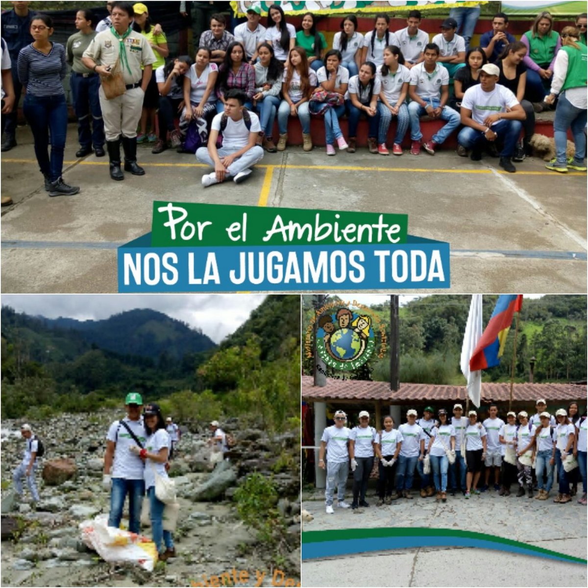 jovenesambiente's tweet image. FELICITACIONES AL NODO IBAGUÉ  por su jornada de limpieza en la cuenca del río con la recolección de residuos sólidos.
Magnifica experiencia del Nodo Ibagué en la campaña #COLOMBIALIMPIA #PorElA
#SinContaminacion
@MinAmbienteCo 
@WWFColombia