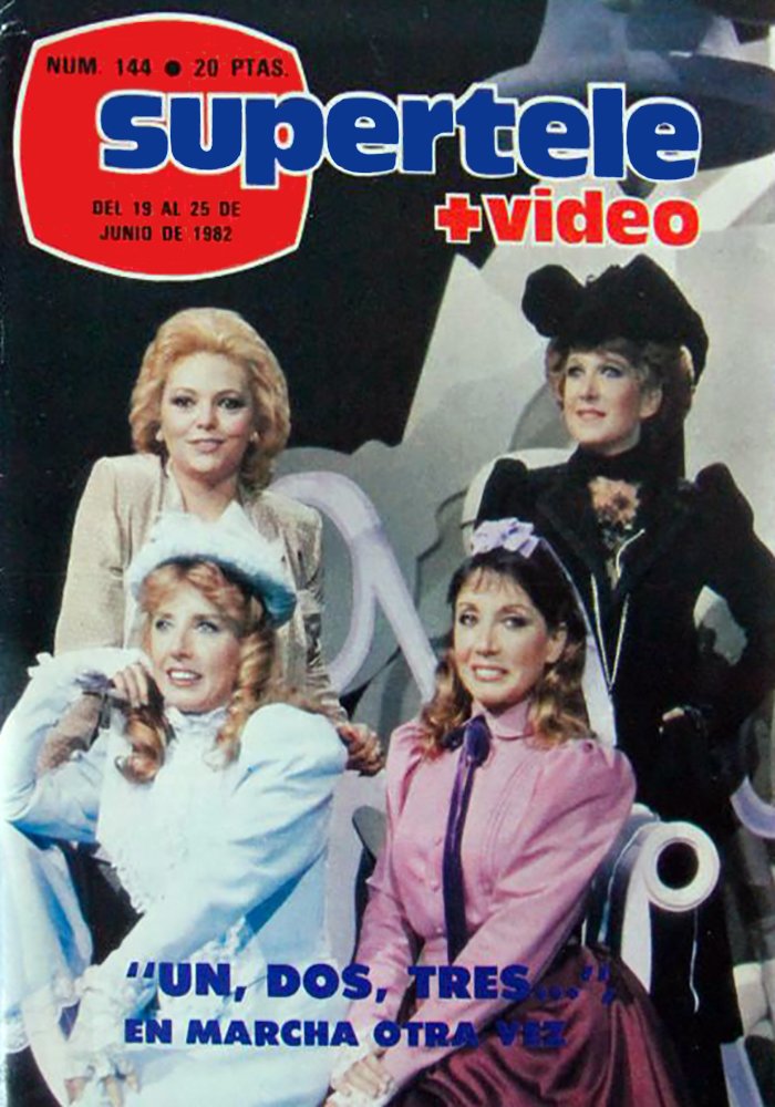 ColeccionTV's tweet photo. 1982 fue el año de (Mundial aparte) de los spoilers en las portadas televisivas. #Supertele, al igual que TP, nos anunció la muerte de Chanquete o el disparo a JR. Además, el #UnDosTres volvió más femenino que nunca.
Recuerda las 52 portadas en el blog!!
https://t.co/4fYoZDwSiL https://t.co/rOlZTNYUBn