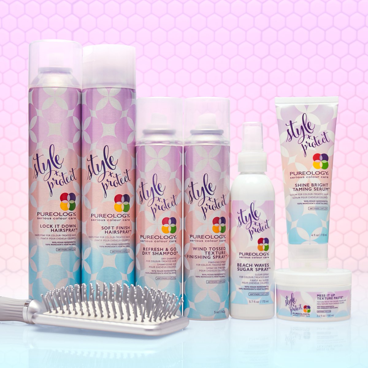TotalBeautyExp's tweet photo. NEW! From #Pureology - Protect your hair when you style with Style + Protect collection. Infused w/ natural oils &amp; extracts Style+Protection products protect your hair from heat, pollution &amp; UV rays. Now at Total Beauty Experience, 2929 Arden Wy, #Sacramento. #HairCare https://t.co/0nungBxqfe