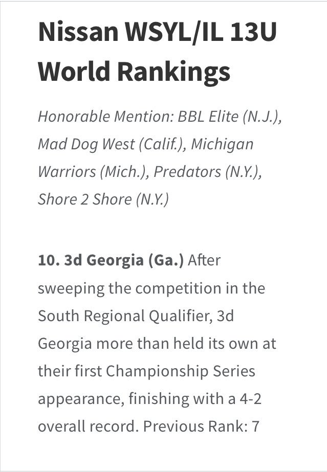 3dGeorgia's tweet photo. Have you heard??? Our 2023's were just named the Number 10 team in the World(!!) by @Inside_Lacrosse. In lieu of this honor, check out our Instagram for a surprise... @3dLacrosse #3don2 #10 https://t.co/clxTCQTHhL