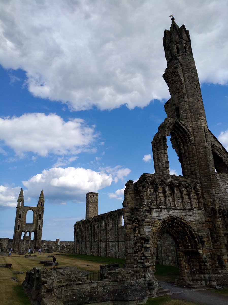 A lovely summer's day at a stunning place! @VisitScotland @welovehistory #standrewscathedral