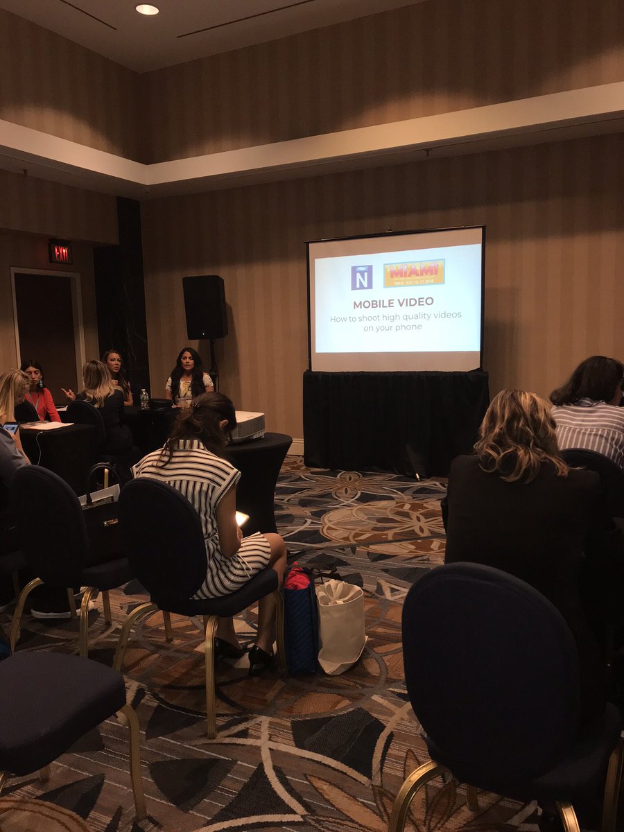 Excited to be here #NAHJ18 talking about mobile video with <a href="/AlexSanz/">Alex Sanz</a> and <a href="/babicorb/">Barbara C. Duarte</a> join us!