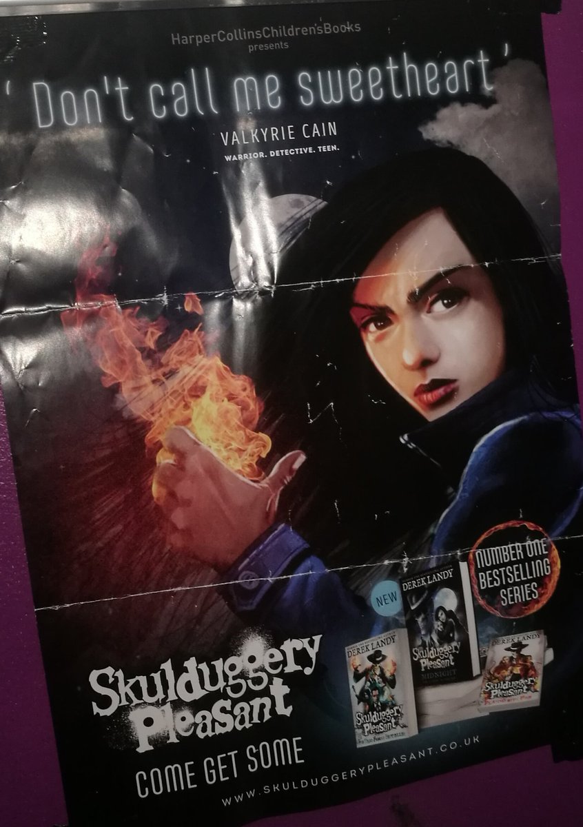 Fanofthelife1's tweet photo. Finally put up my poster from the Midnight tour that I got this year. (It's a bit crinkled I know but that's because I stupidly folded it) @DerekLandy @SkulduggeryPXI @ValkyrieCainXI https://t.co/ykmYW2m1zk