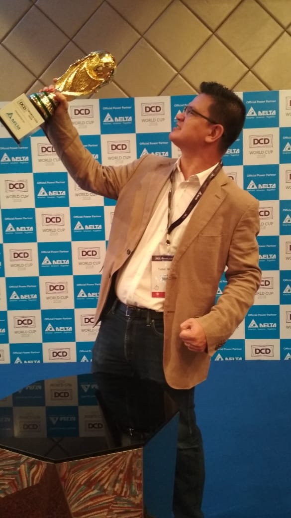 TuckerMcGaw's tweet photo. In some way, I felt very French in this picture. #WorldCupFinal #France2018 @pierresocha. Thanks to the yeah at the #DCDWebscale event for the photo op. https://t.co/qtX6y5vmjx