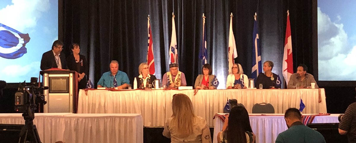 willgoodon's tweet photo. We have just witnessed the signing of the Metis Nation - Canada Housing Accord at our National Assembly in Saskatoon. @MNC_tweets @MBMetis_MMF https://t.co/L9B2kGGc3O
