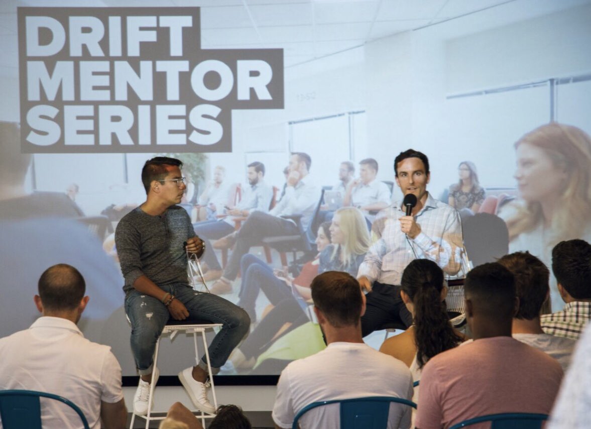 SSchachter21's tweet photo. Inspiring stuff from @eliast and @gradypb at @Drift today https://t.co/sdxrnHqvRN