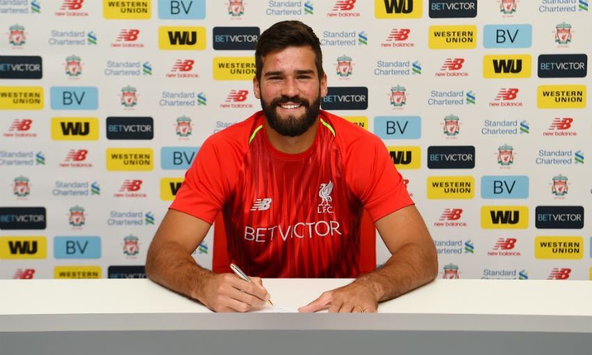 OFFICIAL: Liverpool have completed the signing of Alisson from Roma for £66m.