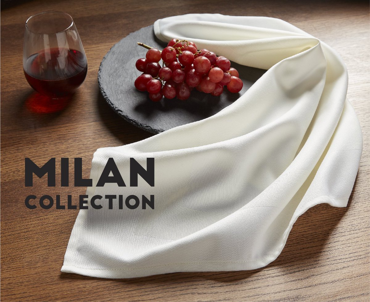 SnapDrapeHosp's tweet photo. The Milan Collection- You won't believe it's not cotton https://t.co/M5PUOeSkrM #tablelinens #linens #napery #Hospitality #SnapDrape https://t.co/qJrwelhTkL