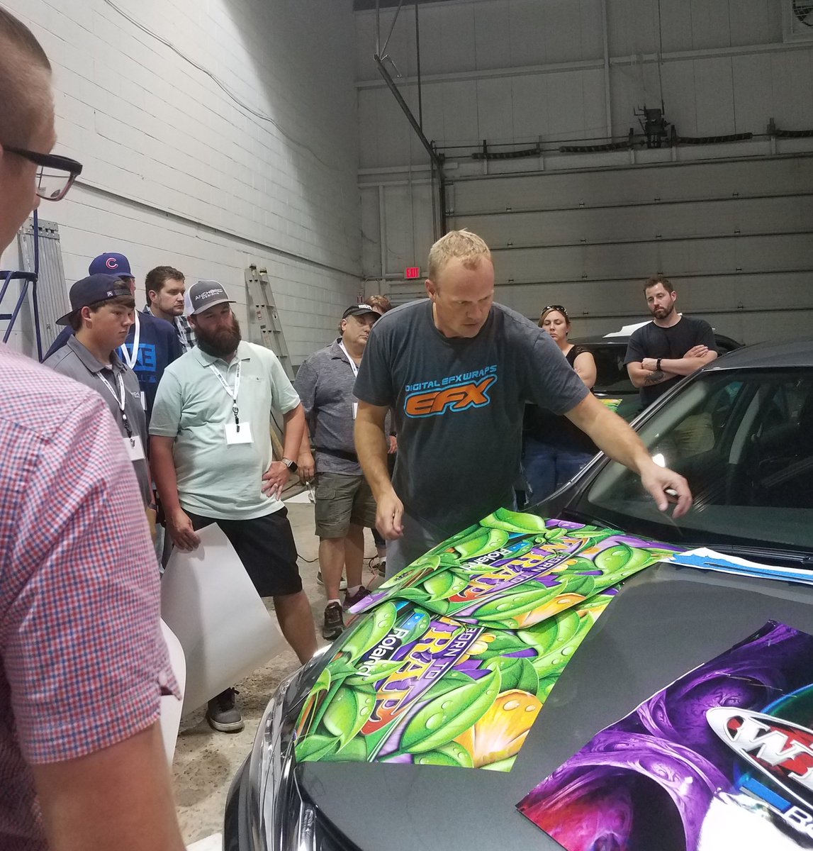 ADGraphics_NA's tweet photo. The latest @RolandDGA Born to Wrap Workshop stop was at Consolidated Color in Chicago. It’s an honor to sponsor these amazing #printwrap classes! https://t.co/lq6WH5kpId https://t.co/vmZY5jpoue