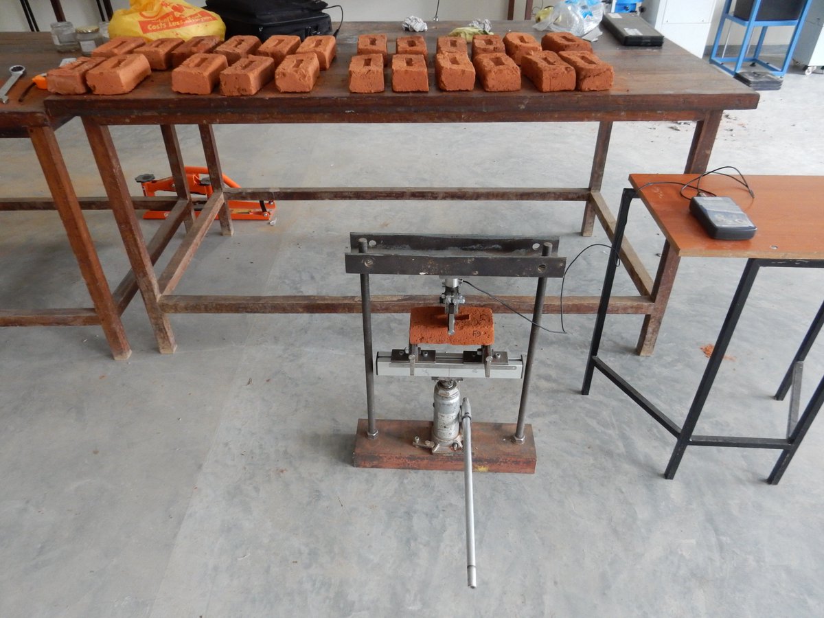 Panos is at Malawi Polytechnic and starting a new series of brick testing!